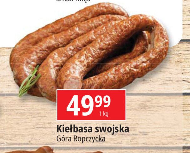 Kie艂basa swojska z g贸ry ropczyckiej G脫RA ROPCZYCKA promocja