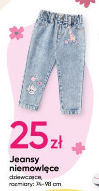 Spodnie jeansy niemowlęce 74-98 cm promocja