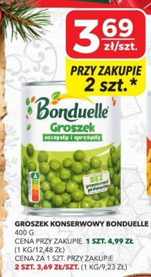 Groszek konserwowy Bonduelle promocja w Top Market