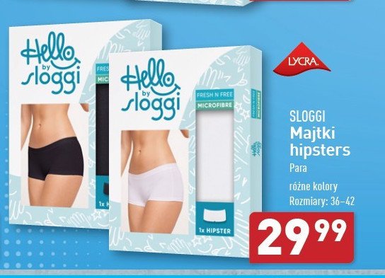 Majtki hipsters 36-42 SLOGGI promocja