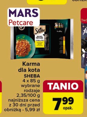 Karma dla kota smaki drobiowe Sheba selection in sauce promocja