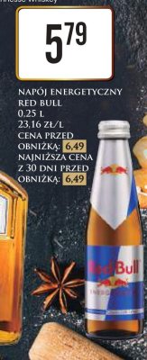 Napój energetyczny Red Bull promocja w Dino