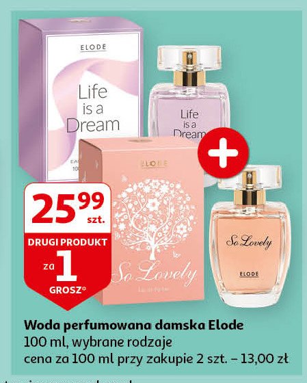 Woda perfumowana Elode life is a dream promocja