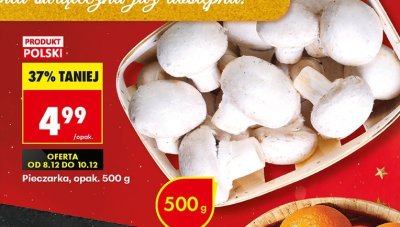Pieczarka biała promocja w Biedronka