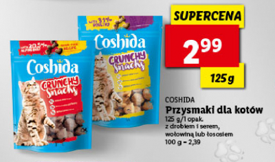 Przysmak dla kota z wołowiną Coshida promocja