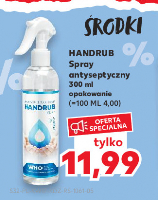 Spray antyseptyczny handrub Microshield promocja