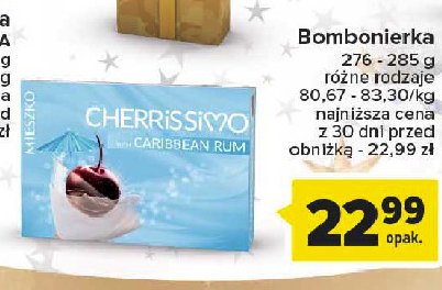 Bombonierka caribbean rum Mieszko cherrissimo promocja