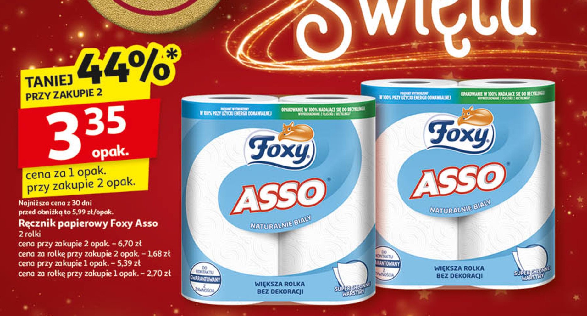 Ręcznik papierowy Foxy asso promocja