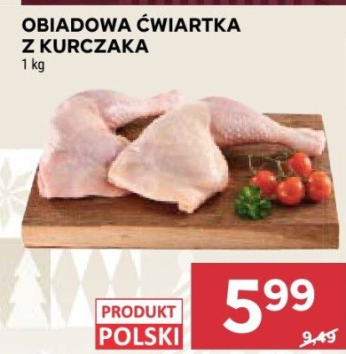 Obiadowa ćwiartka z kurczaka promocja w Stokrotka