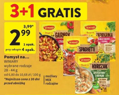 Pomysł na... WINIARY promocja w Intermarche