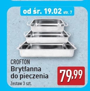 Brytfanna do pieczenia Crofton promocja w Aldi