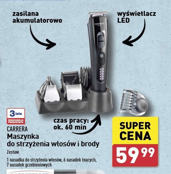 Maszynka do strzyżenia Carrera promocja