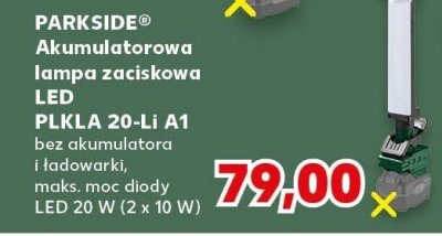 Lampa zaciskowa LED akumulatorowa PLKLA 20-Li A1 promocja w Kaufland