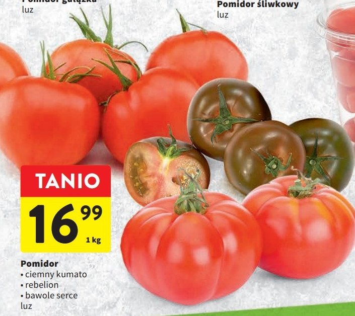Pomidory ciemne kumato promocja