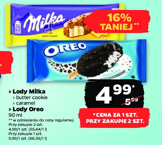 Lody popcorn Oreo ice cream promocja