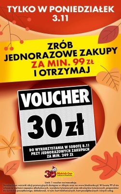 Od poniedziałku, Z ladą tradycyjną, strona 1 promocja w Biedronka