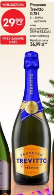 Prosecco Trevitto 0,75l promocja w Żabka
