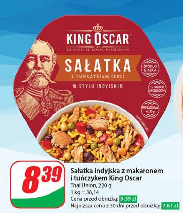 Sałatka indyjska z tuńczykiem King oscar promocja