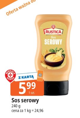 Sos serowy Rustica 240 g promocja w Leclerc