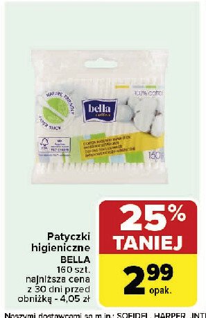 Patyczki higieniczne Bella cotton promocja w Carrefour Market