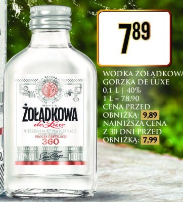 W贸dka 呕o艂膮dkowa gorzka de luxe promocja
