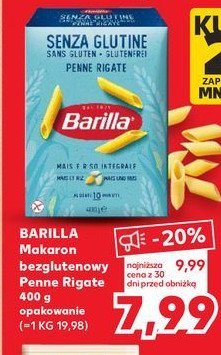 Makaron penne rigate bezglutenowy Barilla promocja