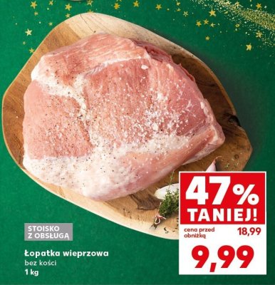 Łopatka wieprzowa bez kości 1 kg promocja w Kaufland