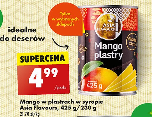 Mango plastry Asia flavours promocja