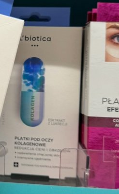 Płatki pod oczy L'biotica Hydro żel kolagenowe promocja w Hebe