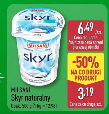 Jogurt Skyr naturalny promocja w Aldi