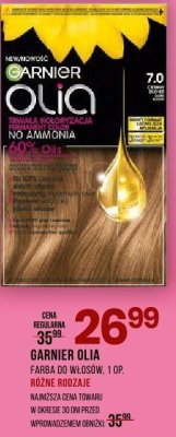 FARBA DO WŁOSÓW GARNIER OLIA 1 OP promocja w Drogerie Natura