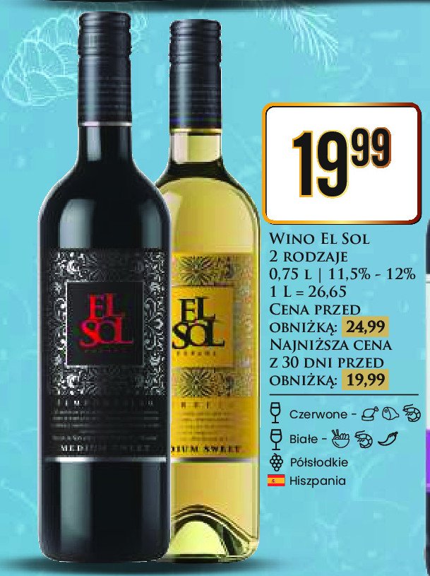 Wino El sol espana promocja