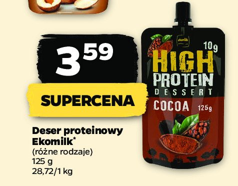 Deser proteinowy kakaowy promocja