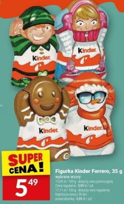 Figurka Kinder Ferrero, 35 g promocja w Twój Market