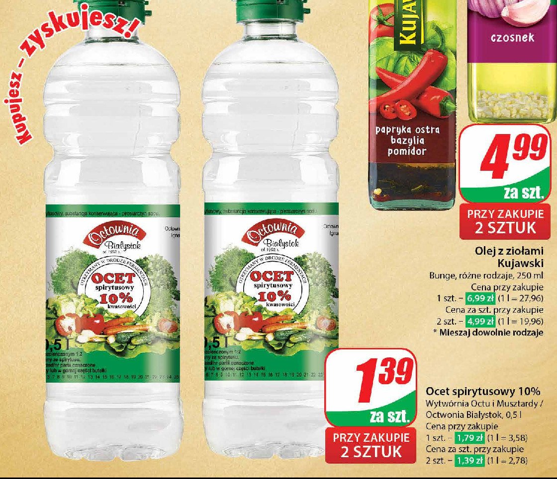 Ocet spirytusowy 10 % Octownia białystok promocja