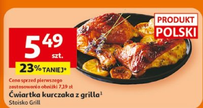 Ćwiartka kurczaka z grilla Storko Grill promocja w Auchan