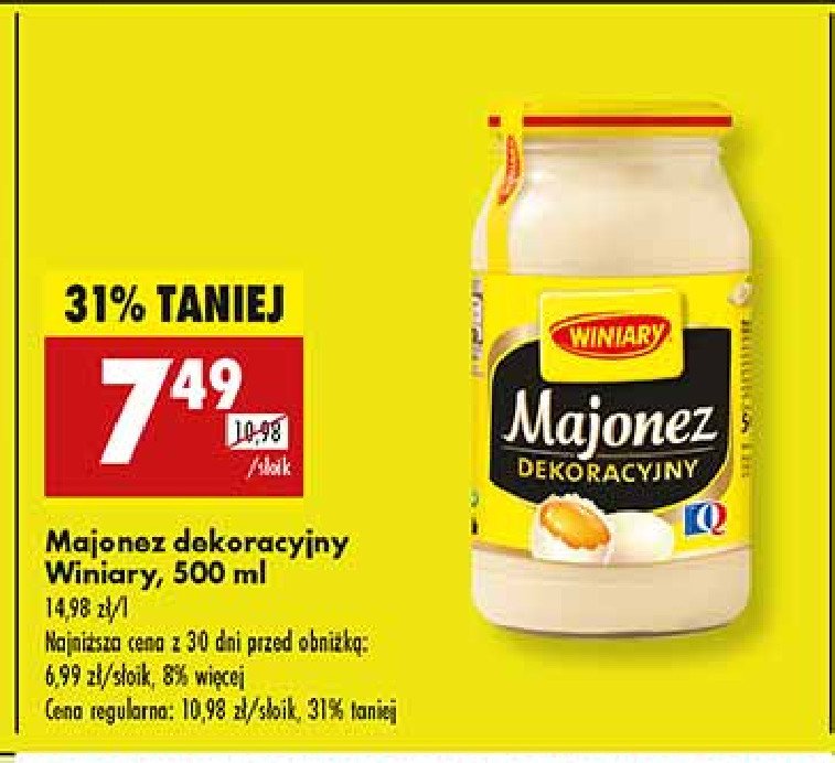 Majonez dekoracyjny Winiary promocja