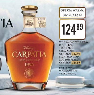 Wódka 1996, 0.7L promocja w Dino