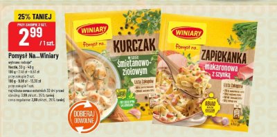 Pomysł Na... Winiary - Kurczak w sosie śmietanowo-ziołowym promocja w POLOmarket