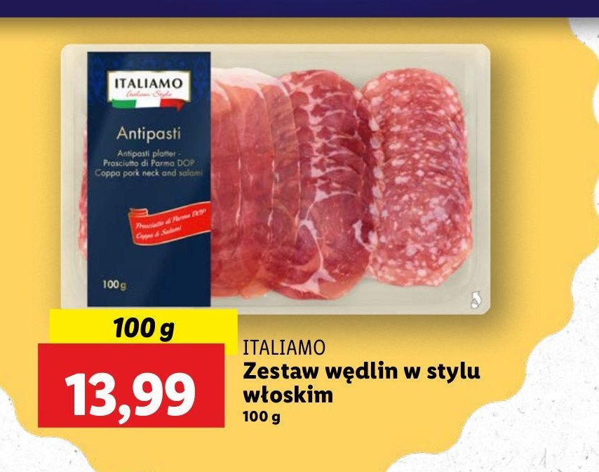 Zestaw wędlin włoskich Italiamo promocja