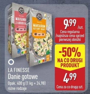 Danie gotowe LA FINESSE różne rodzaje promocja w Aldi