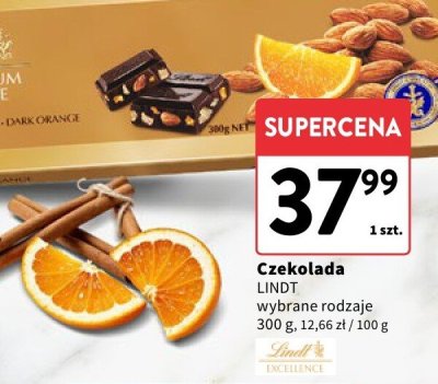 Czekolada LINDT wybrane rodzaje promocja w Intermarche