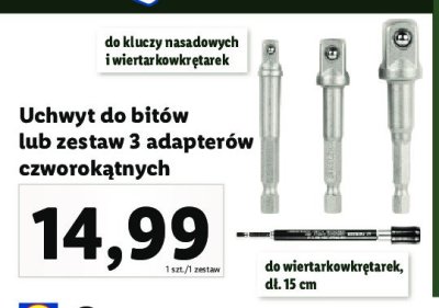 Zestaw adapterów czworokątnych Parkside promocja