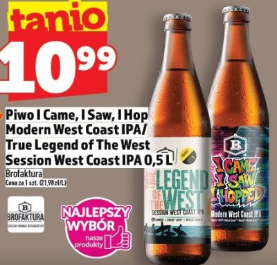 Piwo I Came, I Saw, I Hop Modern West Coast IPA/ True Legend of The West Session West Coast IPA 0,5L promocja w TOPAZ