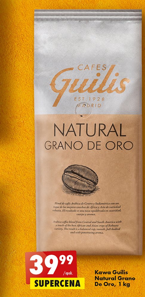 Kawa CAFES GUILIS NATURAL GRANO DE ORO promocja
