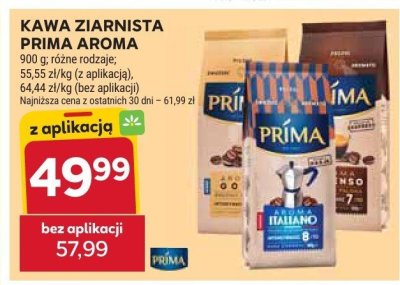 Kawa ziarnista Prima Aroma promocja w Stokrotka