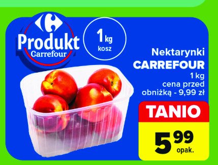 Nektarynki Carrefour promocja