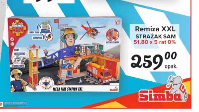 Remiza stra偶acka stra偶ak sam Simba promocja