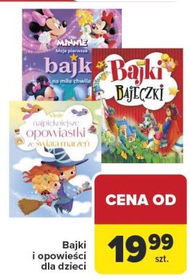Książka bajki i opowieści dla dzieci (różne tytuły) promocja w Carrefour
