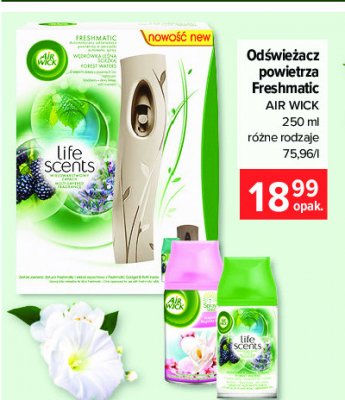 Urządzenie + wkład deszczowa świeżość lasów amazonii Air wick freshmatic life scents promocja